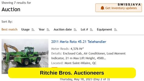 rb auction results|Past Heavy Equipment Auctions .